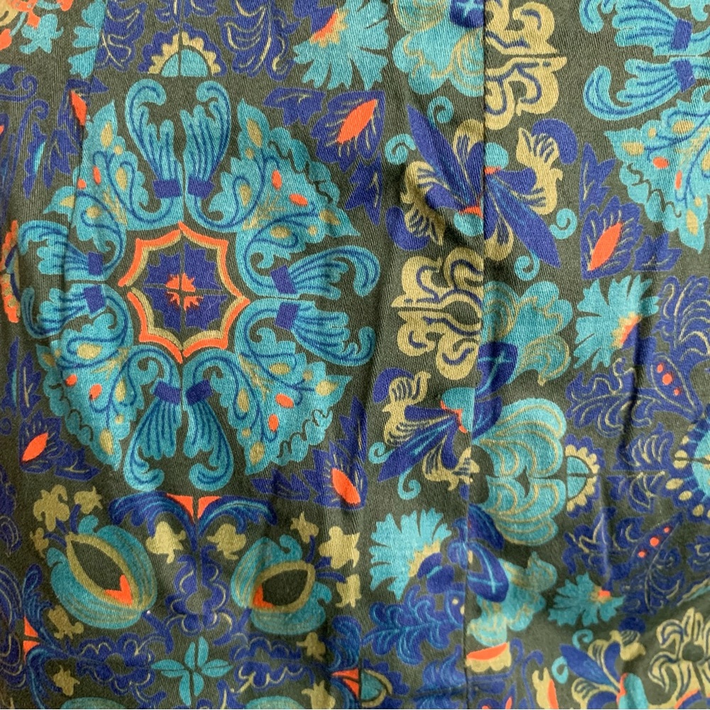 Super cute vintage 60s high rise mod floral tile pattern summer shorts - Picture 5 of 8
